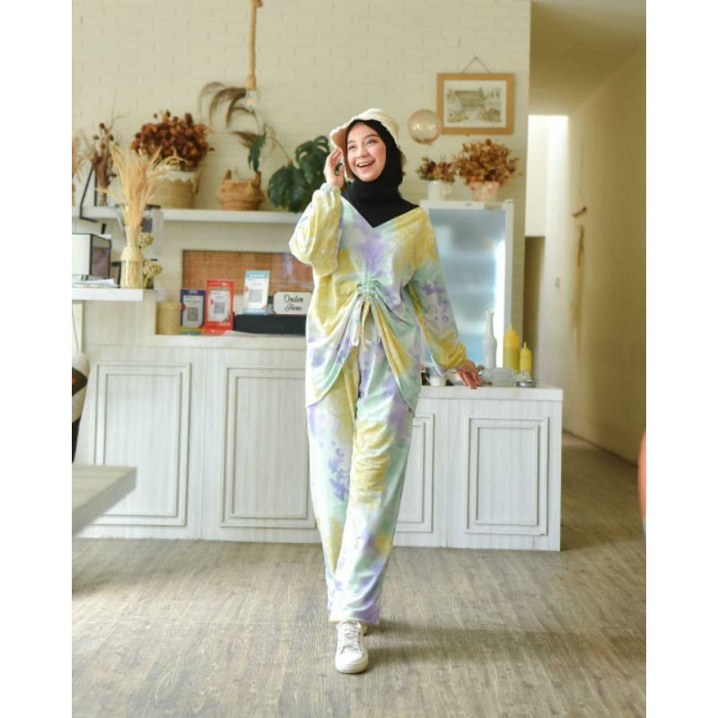 DIAMOND ONE SET- SETELAN WANITA/SETELAN PANJANG/SETELAN GROSIRAN/KULAKAN/BAJU PANJANG WANITA (COD)
