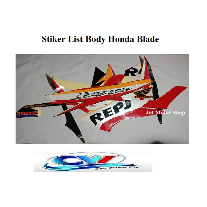 STRIPING STICKER LIST BODY BLADE RERPOL 2012