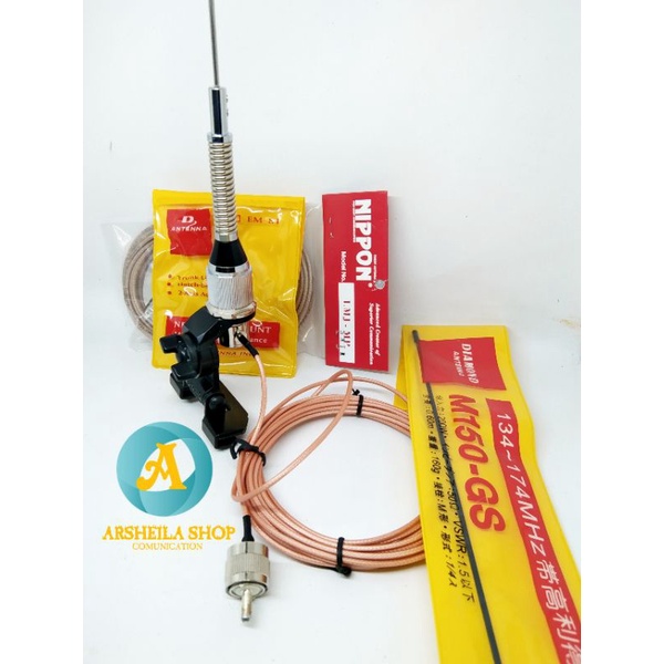 Paket antena radio rig mobil vhf murah