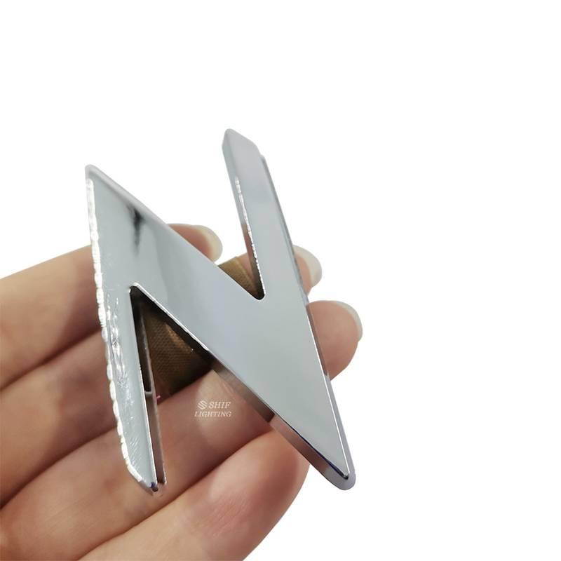 1 x ABS Z Letter Logo Car Auto Rear Emblem Badge Sticker Decal Replacement for NISSAN Z