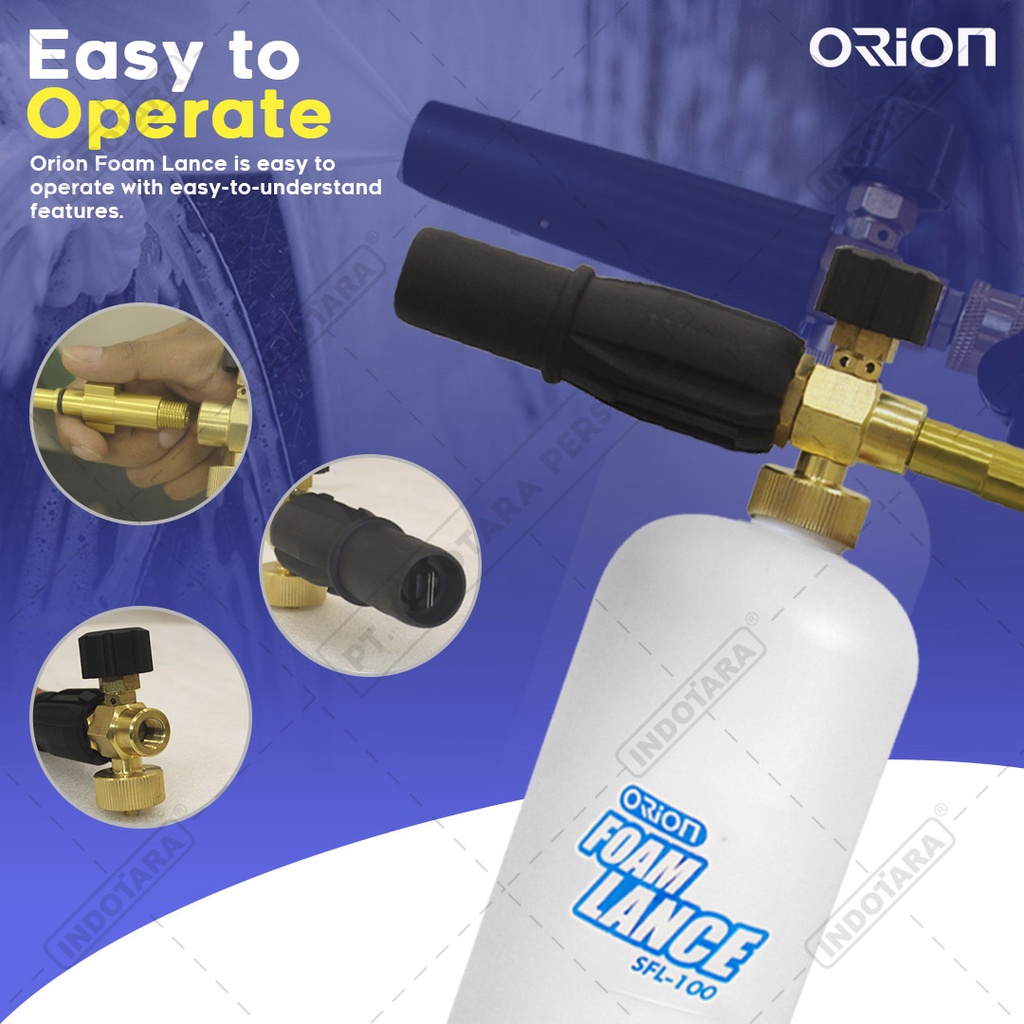 Foam Lance Snow Wash Jet Cleaner Orion - SFL100 for Superjet100