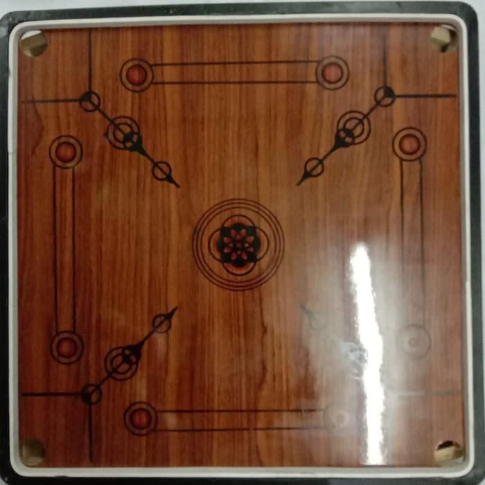 Mainan Permainan Meja Karambol Sedang dg Biji 75x75 cm Board Game Anak Dewasa BHA15
