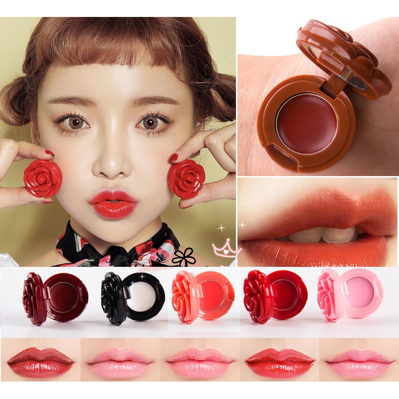 LIPHOP Rose Petal Lip Balm Moisturizer Lip Gloss