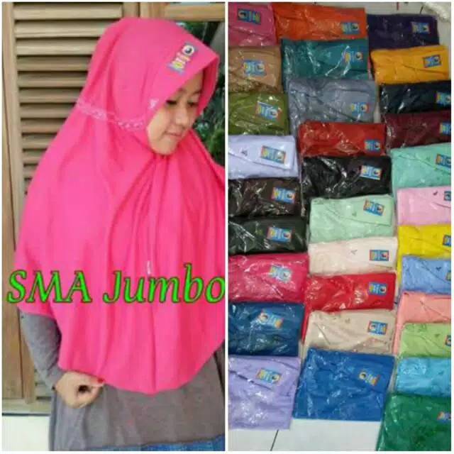 Kerudung rabbani serut kw SMA