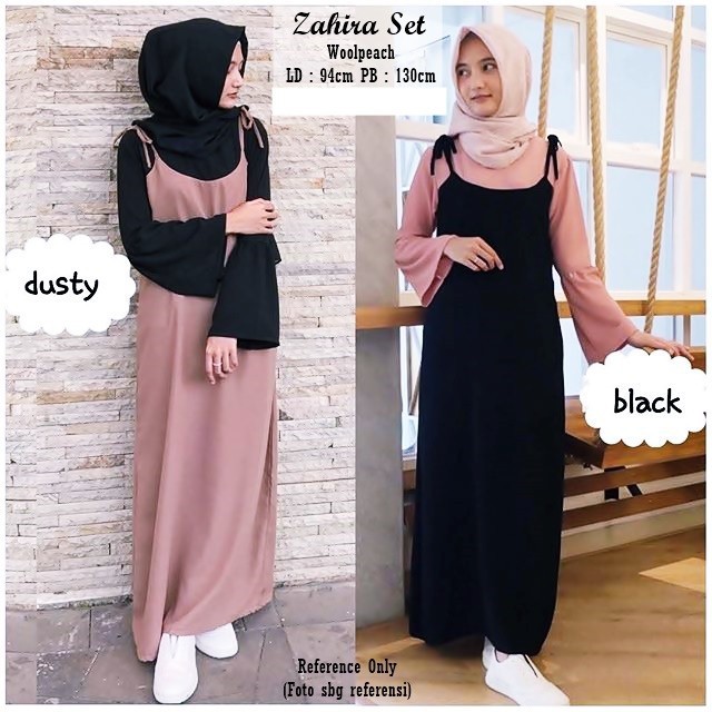 ZAHIRA DRESS Ns FC Najibah Gamis Syari asdf Abu Muslim Modis