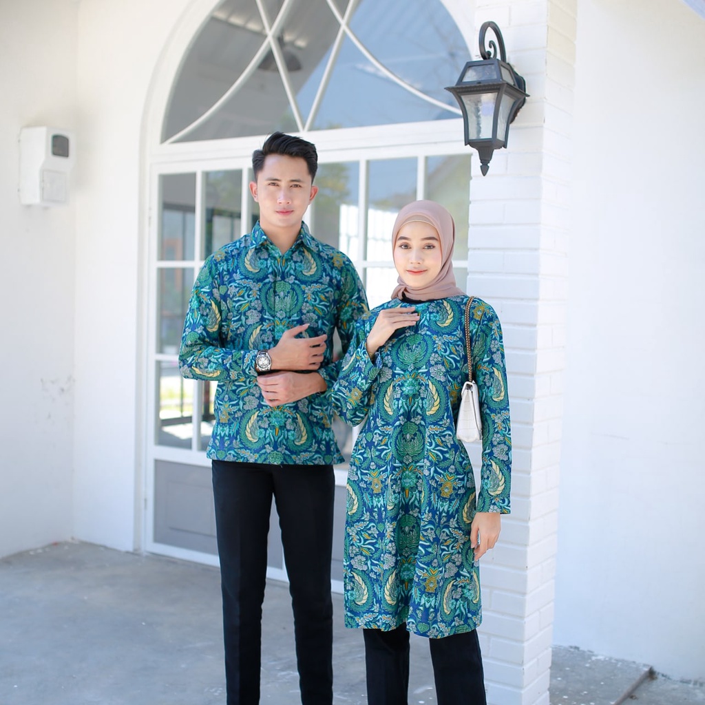 Jual Benang Raja Batik Couple Pria Wanita Motif Sayap Garuda Size Jumbo Shopee Indonesia