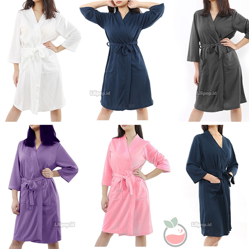 Lilipop Baju Handuk Kimono Wanita Dewasa Original Murah All size