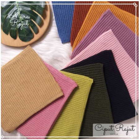 CIPUT RAJUT INNER BANDANA POLOS PREMIUM DALAMAN JILBAB RAJUT BISA COD