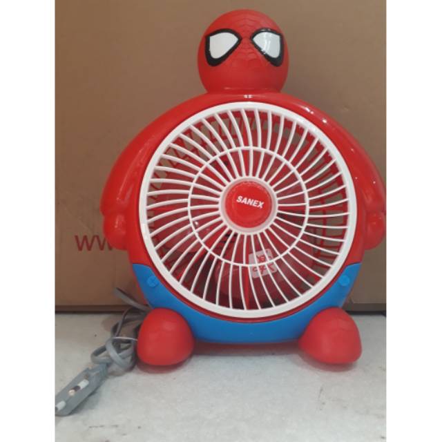 Kipas angin karakter spidrmen sanex 10 inch