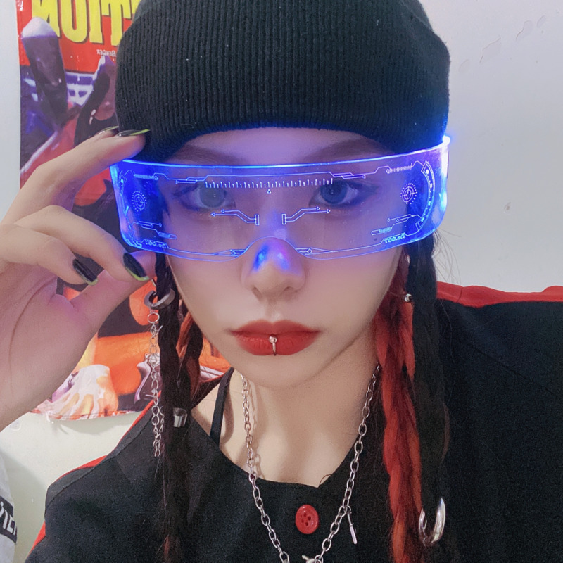 Luminous Glasses LED Multi-function Jump Di Hip Hop Dark