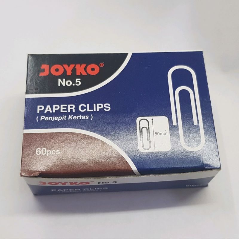 Paper Clips / Penjepit Kertas Joyko No. 5