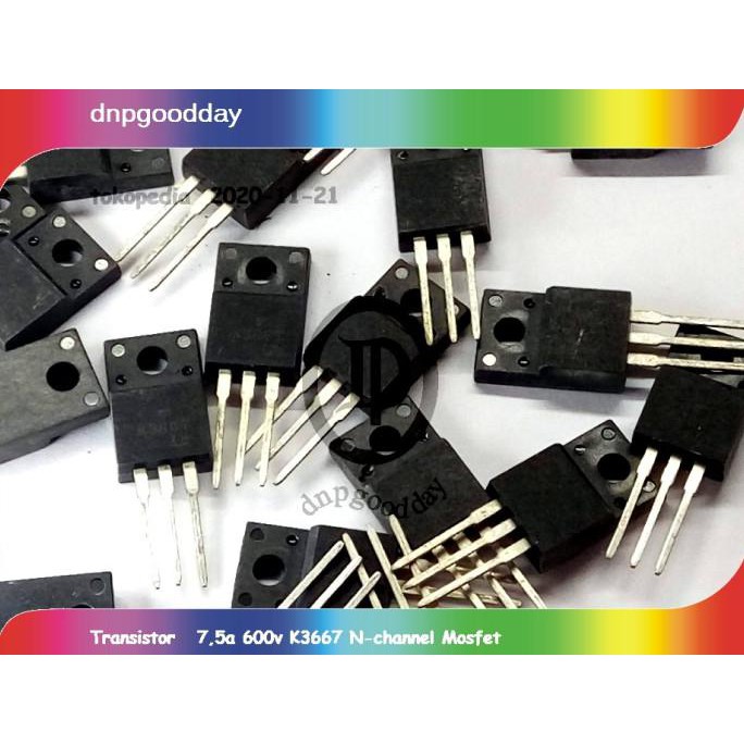 Transistor 7,5A 600V K3667 N-Channel Mosfet Dnpgood11 Ayo Beli