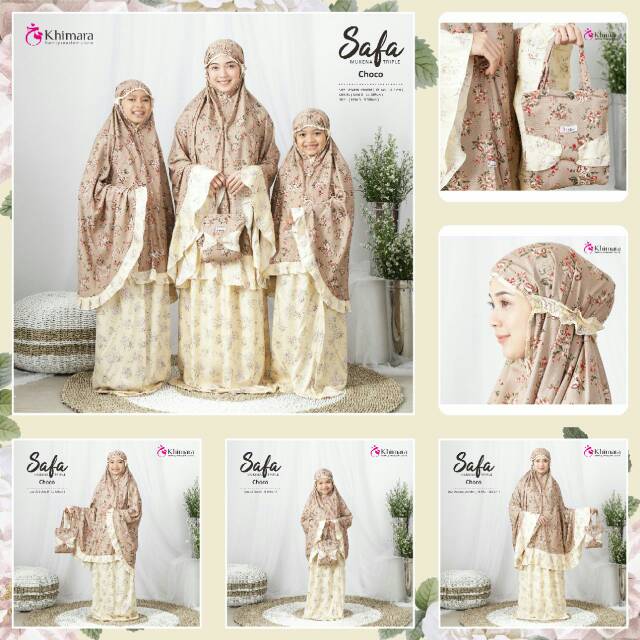 Mukena Triple Kids XL