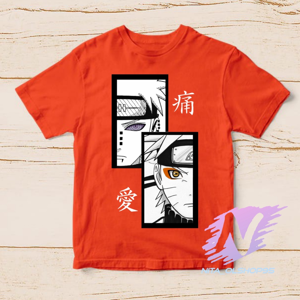 kaos naruto dan pain baju kaos anak anime