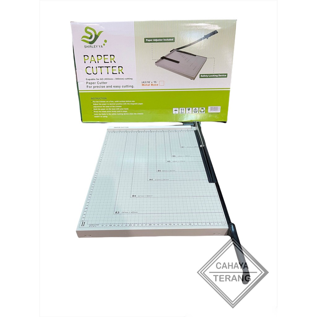 Paper Cutter A3 Import Alumunium Berkualitas