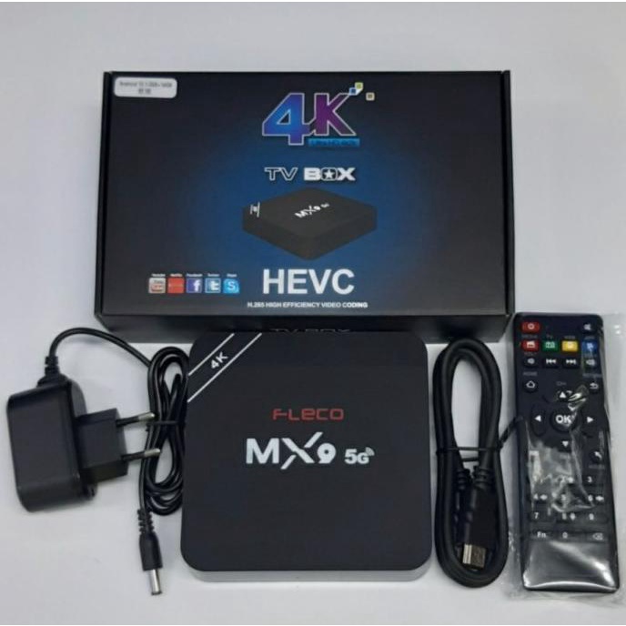 TV Box Android WIFI UHD 4K Fleco HEVC