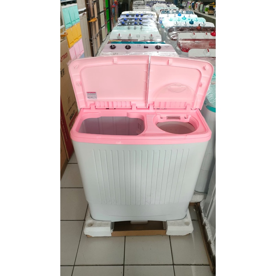 MESIN CUCI 2 TABUNG POLYTRON PWM  7366  / PWM 7073 7KG / NEW PWM 7081