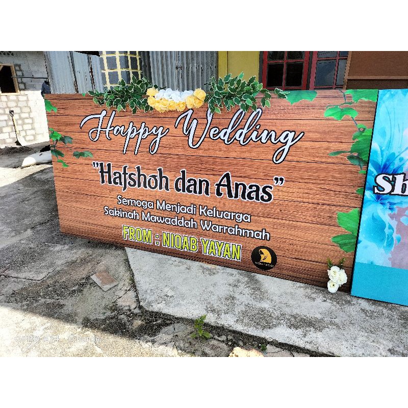 

papan ucapan printing