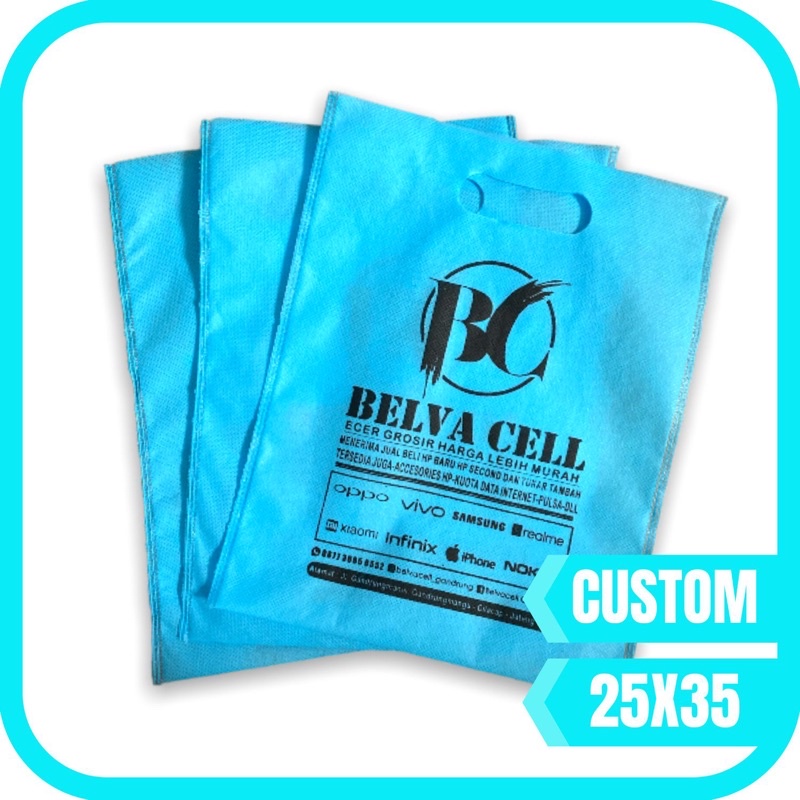 

TAS SABLON GOODIEBAG DESIGN TOKO PROMOSI GRATIS SABLON TERMURAH SE JATIM | FOP 25x35