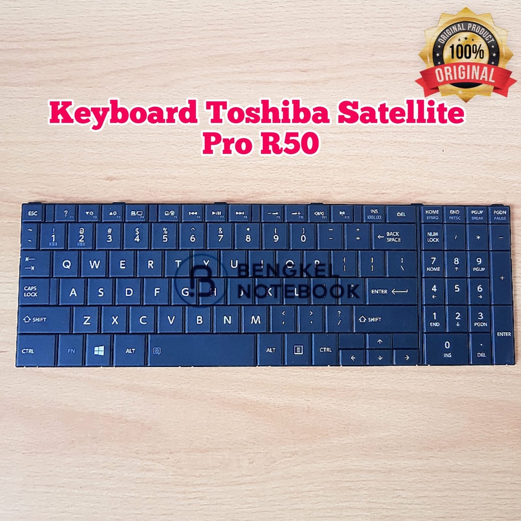 Keyboard Toshiba Satellite Pro R50 R50-A R50-B C50-B C50D-B C55-B C55D-B C50A-B C50T-B