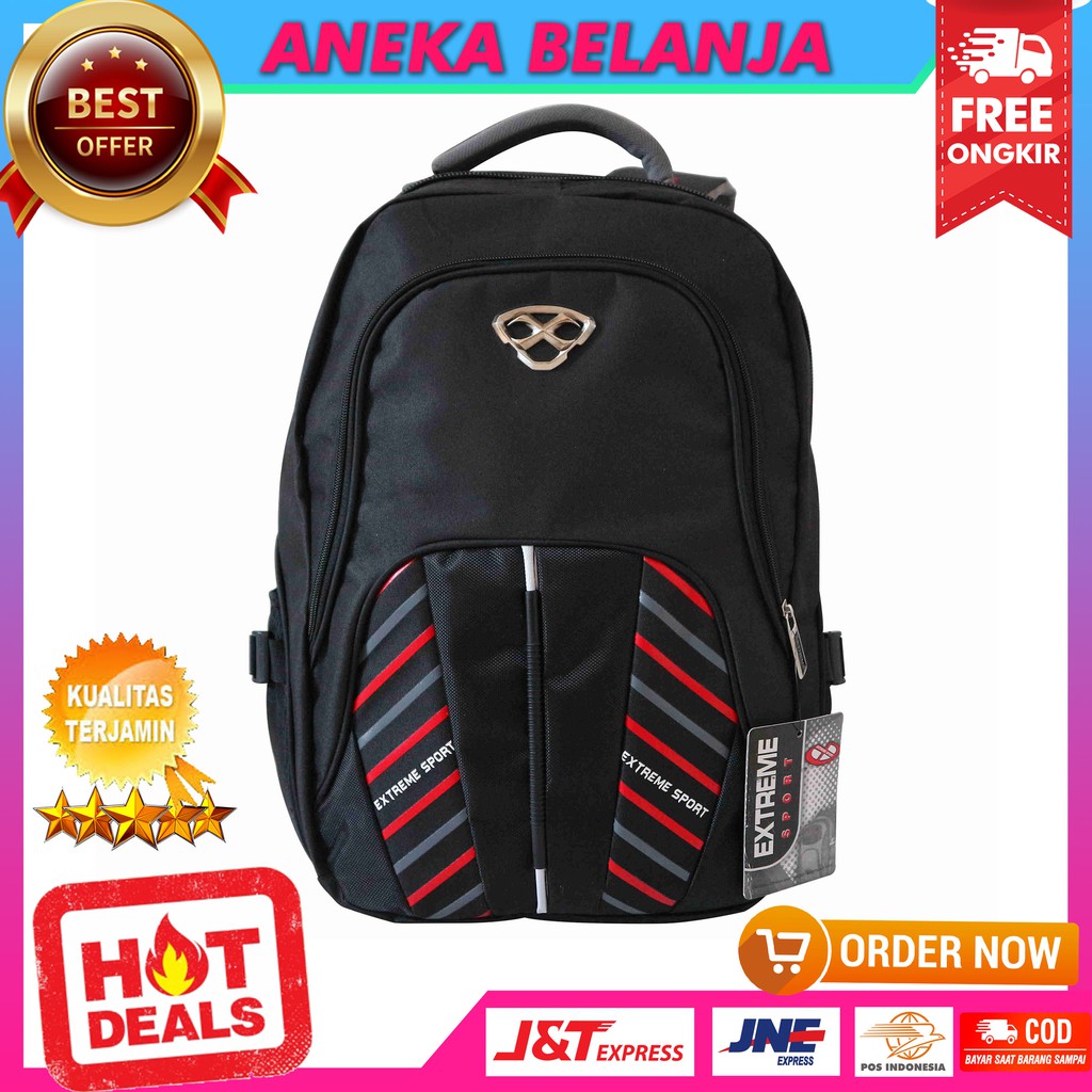 New Arrival Tas Sekolah Kuliah Kerja Khusus Cowok Terbaru Fashionable Tas Model Palazo Hitam Stylish