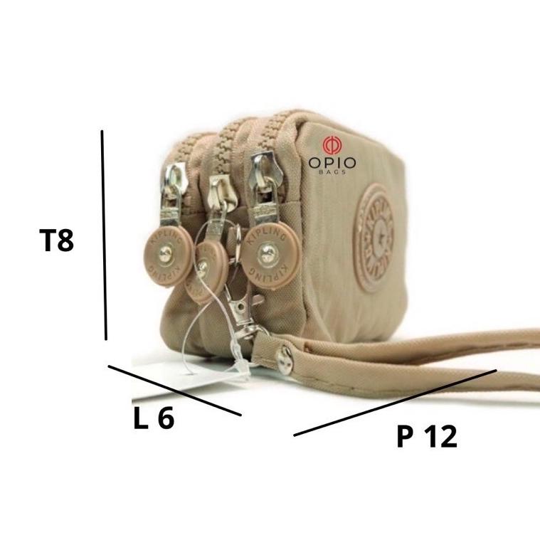 Dompet koin kipling kecil 3 sleting import ‑ TPT.578561