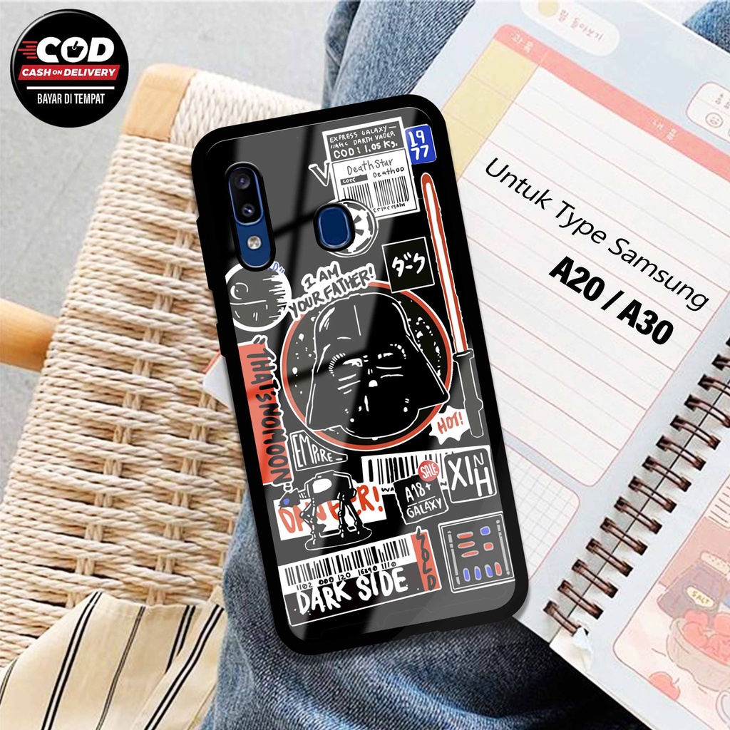 Hardcase Glossy Samsung A20 / A30 - Softcase Glossy Samsung A20 / A30 - Kesing Motif [ Starwars ] - 
