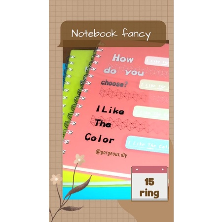 

Notebook Fancy/Buku Catatan/Journaling Book