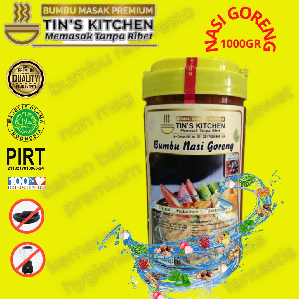 

Bumbu Instan Nasi Goreng 1000GR Tins Kitchen