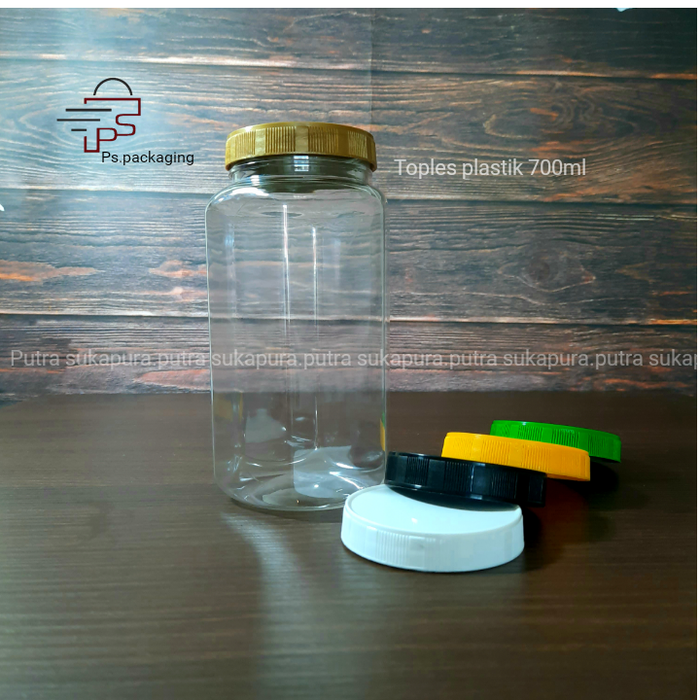 Toples plastik kue hexagonal 500/600 ml 500 gram - psp
