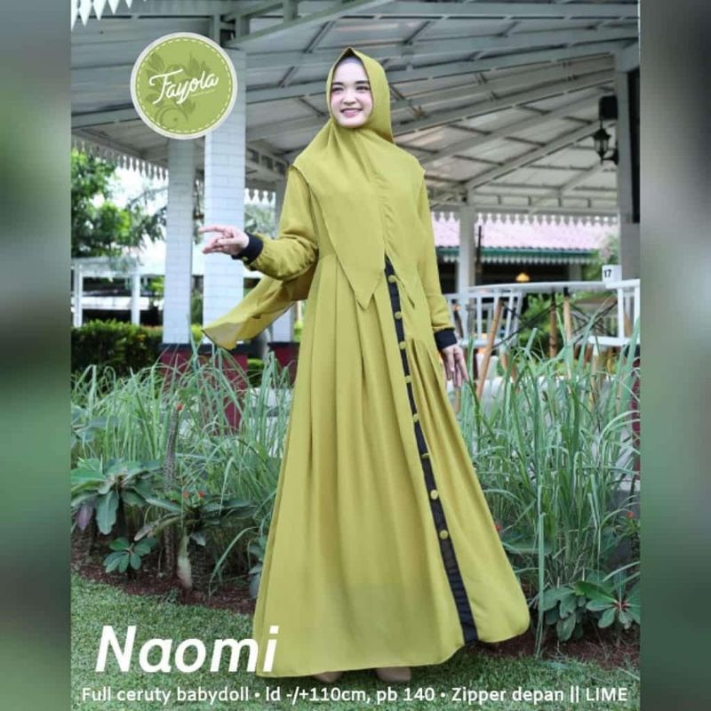 gamis set khimar naomi syari