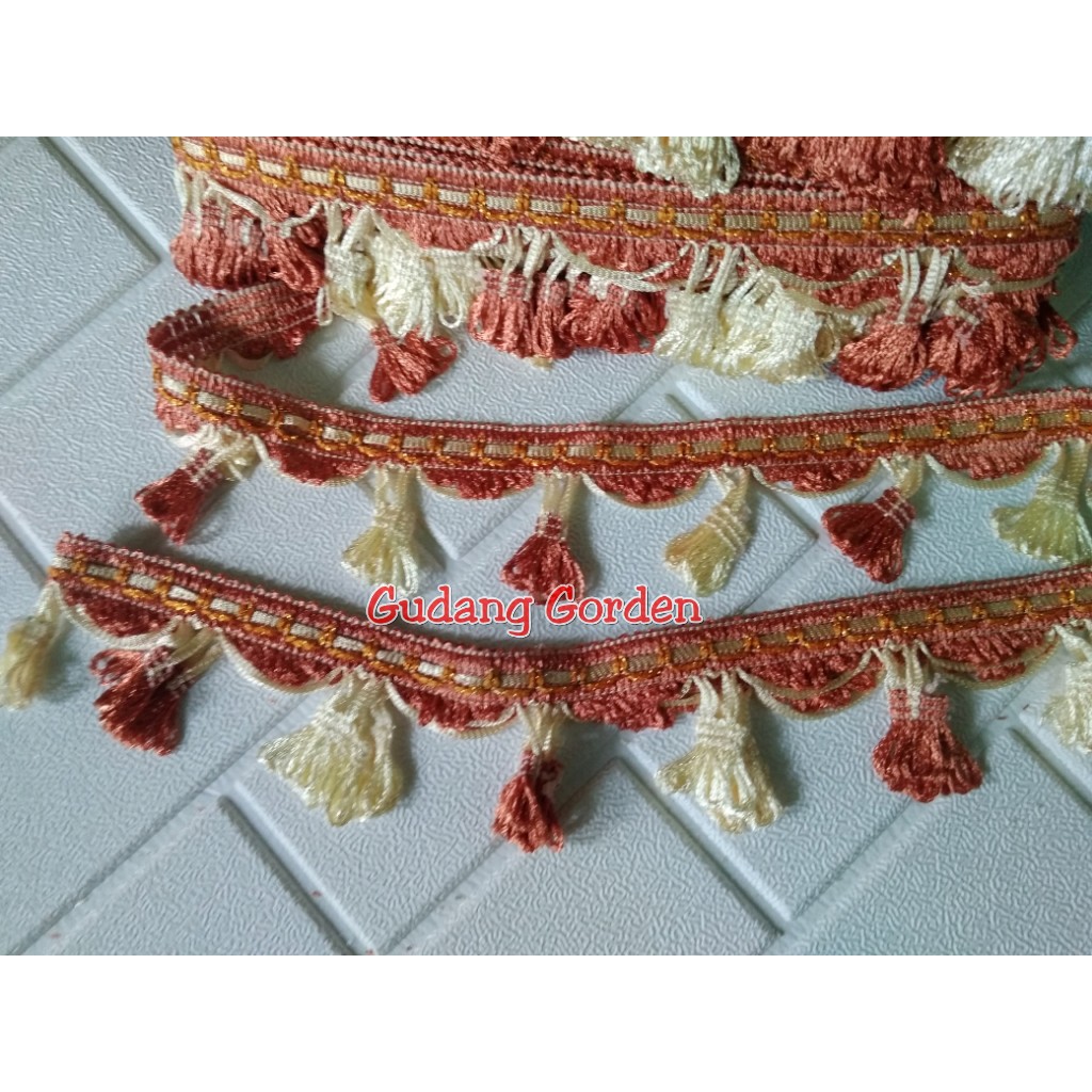 Renda Gorden GD Merah Bata