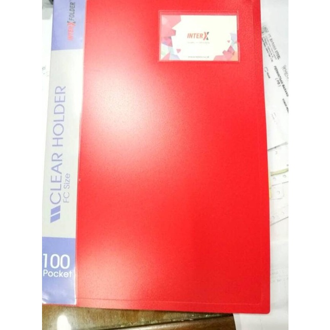

✫ Clear Holder isi 100 lembar Folio F4 / Map Document Plastik Dokumen ➲