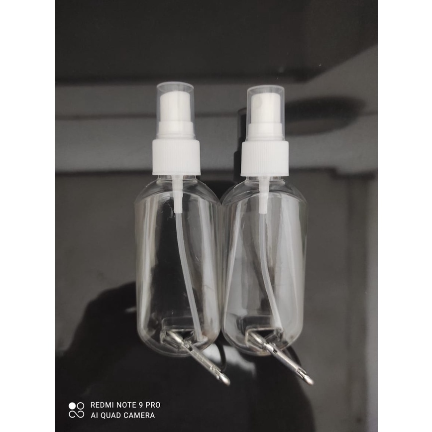 GROSIR TERMURAH Botol spray 60 ml gantung carabiner 100 pcs