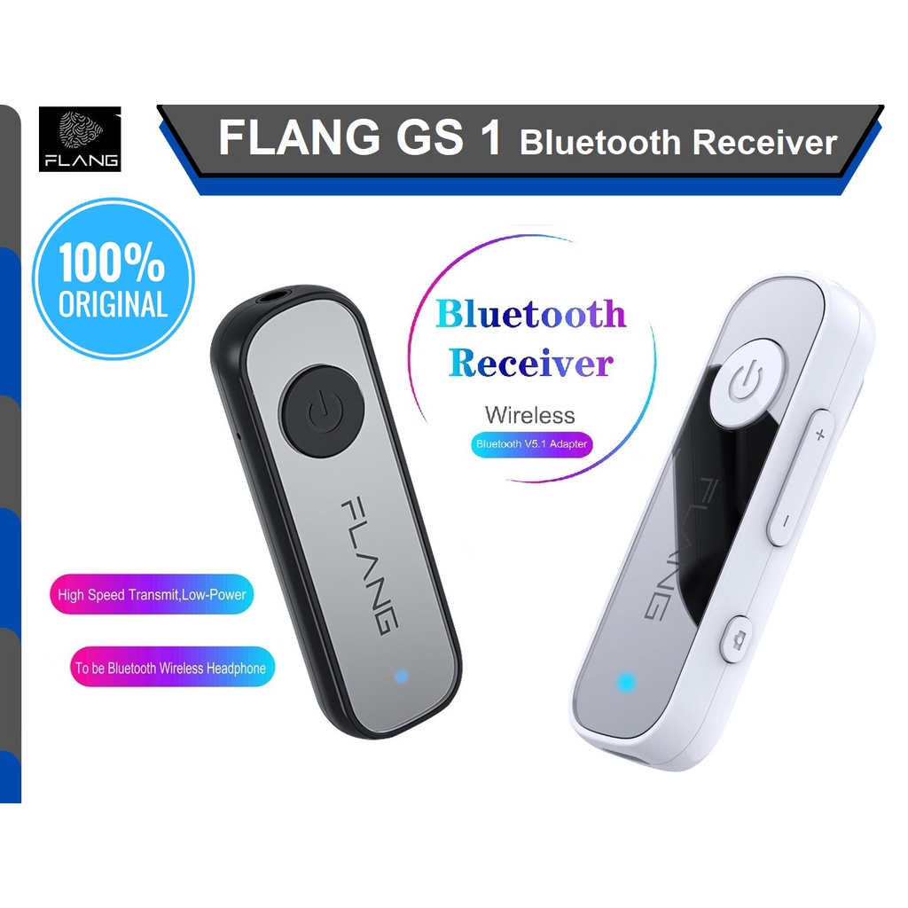 FLANG GS1 Bluetooth 5.1 Audio Receiver Wireless Adapter Headset Speaker