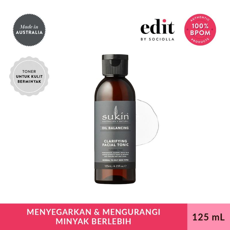 Sukin Oil Balancing Face Tonic Original Sociolla EXP 25/08/2022