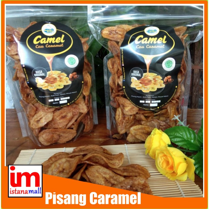 Jual Gram Keripik Kripik Pisang Caramel Karamel Gurih Manis Renyah Shopee Indonesia