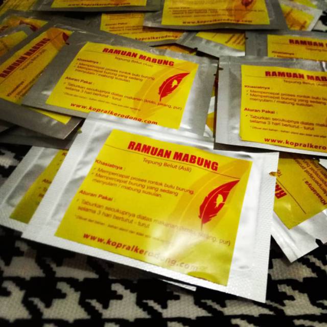 Ramuan mabung (tepung belut asli)