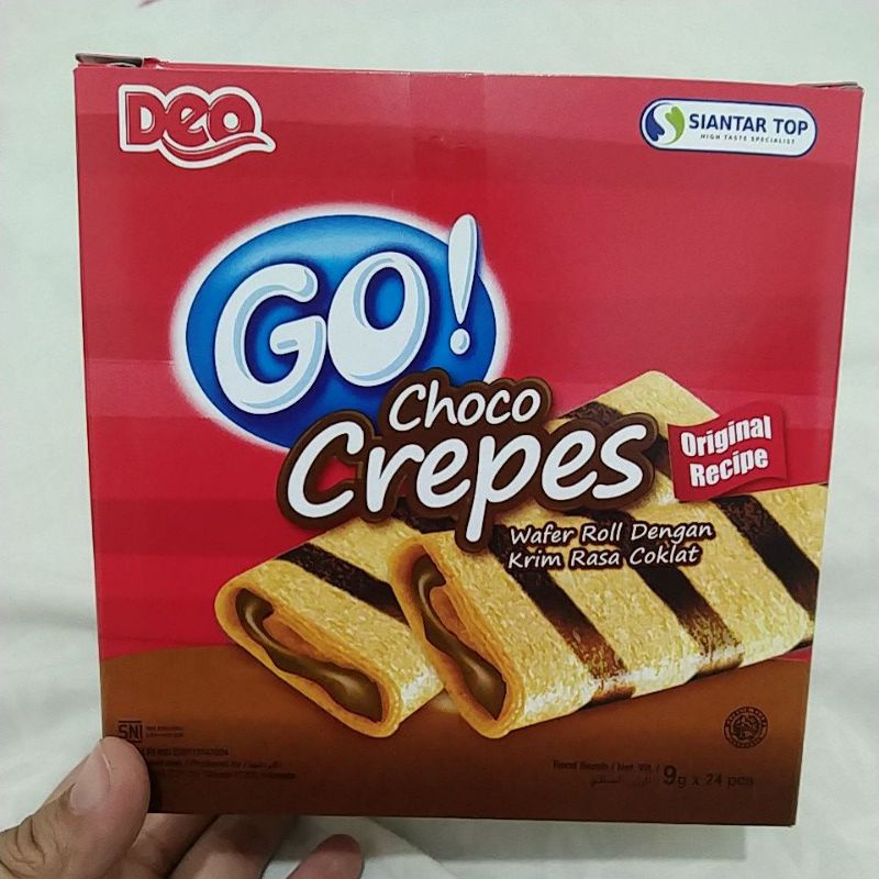 Go choco crepes 9gr isi 24pcs