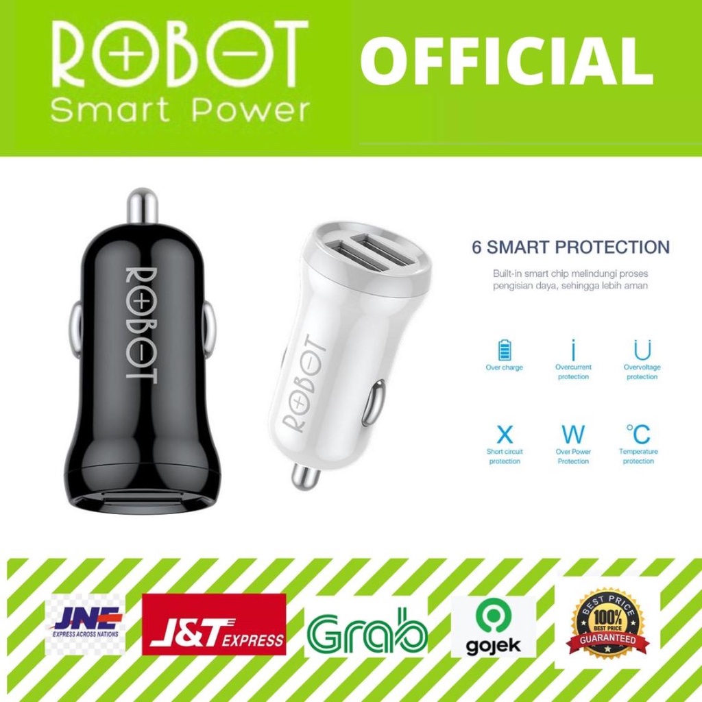 Charger Mobil Robot 2usb RT-C07