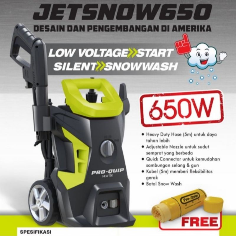 Mesin Cuci Mobil Jet Cleaner High Pressure Washer Steam Mobil Proquip Jetsnow 650 Mesin Steam Motor 