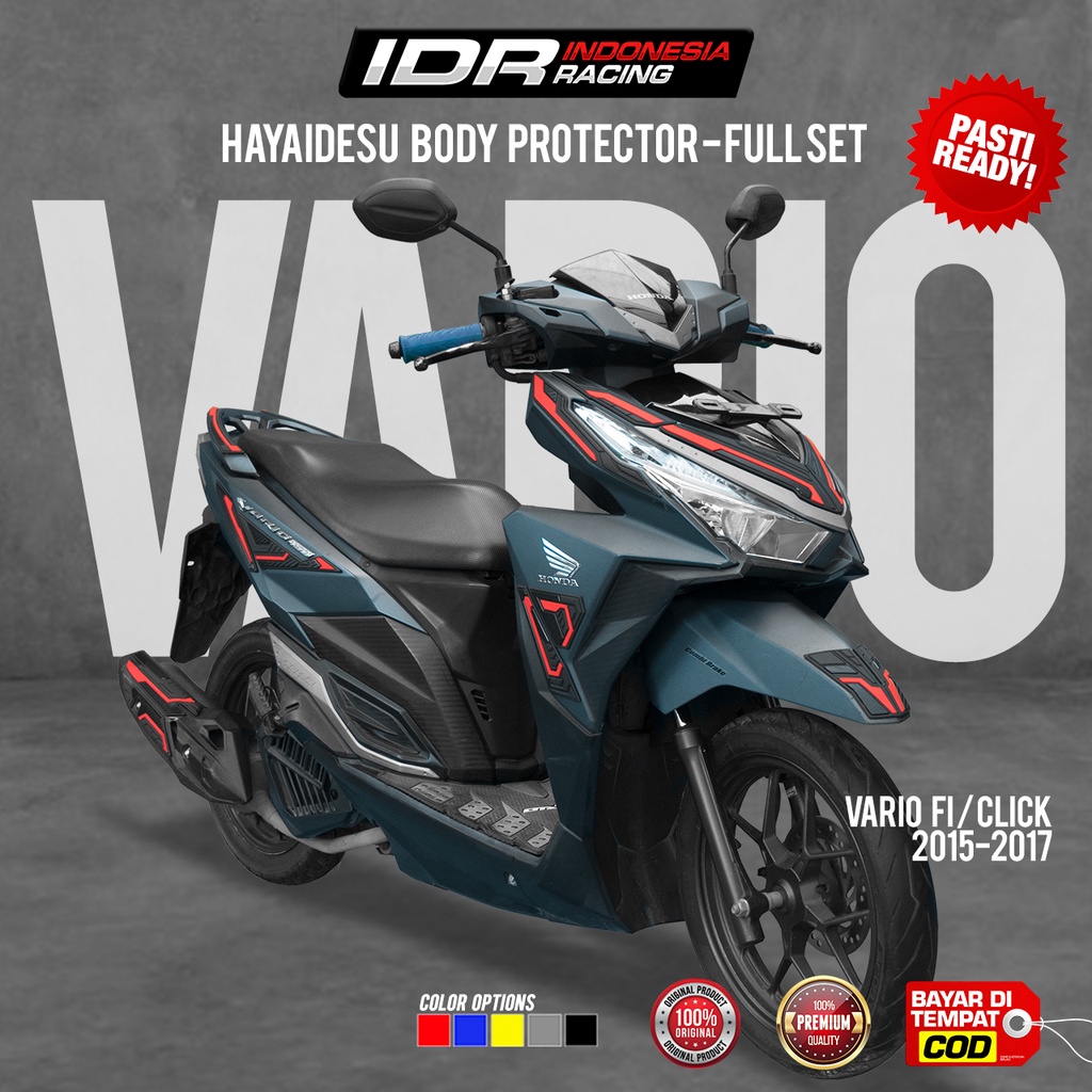 VARIO FI Click 2015 2017 125 150 Body Protector Full Set Cover Hayaidesu Aksesoris Honda