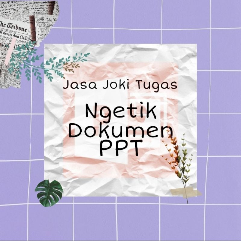 Jasa Ngetik PPT Tugas PPT