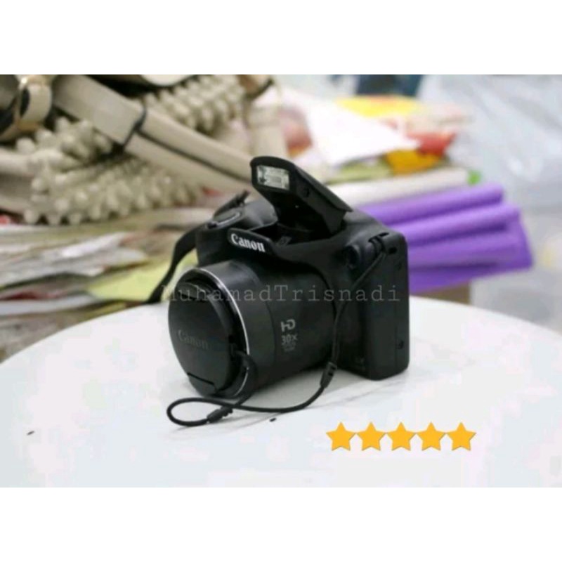 Camera Kamera Prosumer Canon SX 400 IS SX400 IS SX400IS HD 30X Opticalzoom 16MP Hitam Murah
