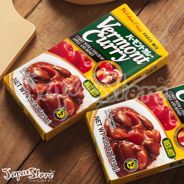 

House Vermont Curry Medium Hot 115 Gram 6 Porsi (Bumbu Kari Jepang)