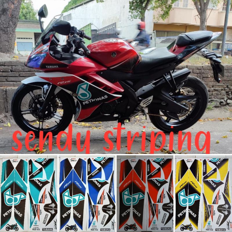 Striping motor r15 v2 - striping variasi motor r15 v2 petronas - Striping R15 v2 petronas - Striping