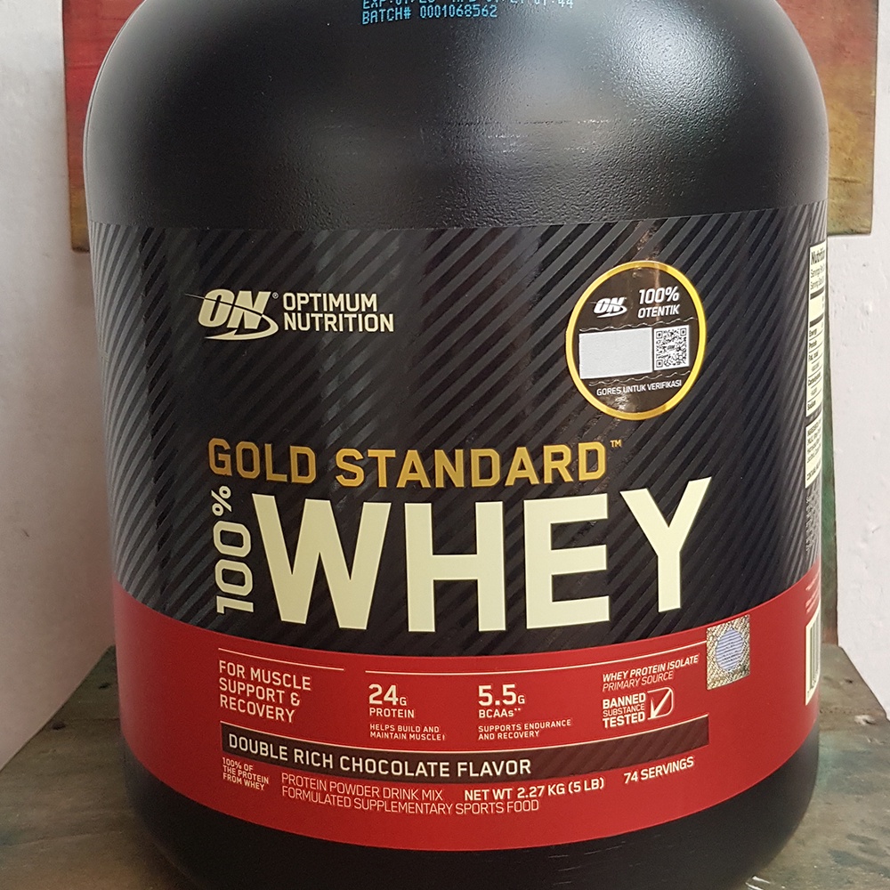 ON Optimum Nutrition Whey Gold Standard 5 lbs WGS 5LBS - With Whey Protein Isolate