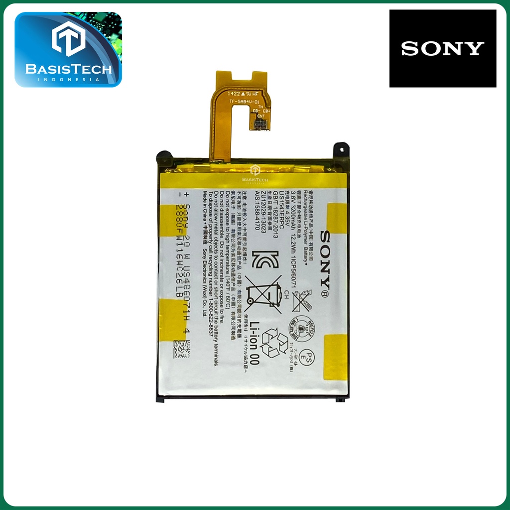 BATERAI SONY XPERIA Z2 - D6503 L50 L50W L50T L50U - LIS1543ERPC - ORI