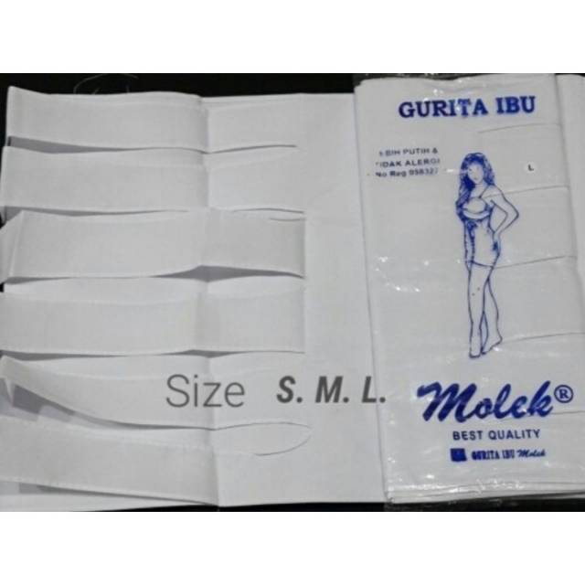 Gurita ibu putih size uk M L XL