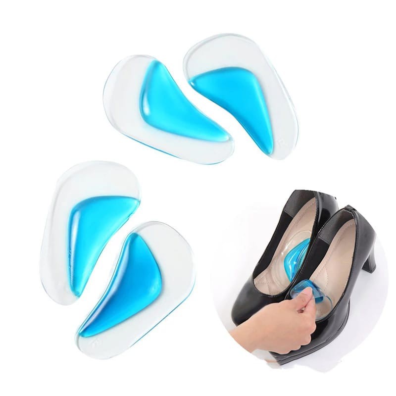 INSOLE GEL SILICON ARCH SUPPORT UNTUK LEKUKAN KAKI DATAR INSOLE SILICON FLAT FOOT TEN01